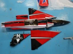 1.95m Mirage Turbine Jet PNP With Retracts, Lights And Servos, Red/Black -Fashion Toy Store 01