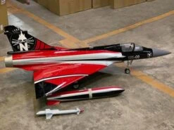 1.95m Mirage Turbine Jet PNP With Retracts, Lights And Servos, Red/Black