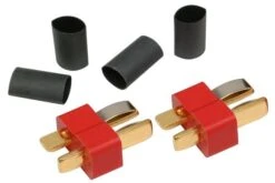 Deans Male Ultra Plug Connectors, 2 Pack