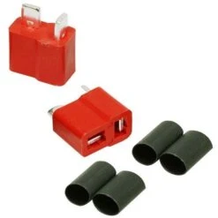 Deans Female Ultra Plug Connectors, 2 Pack