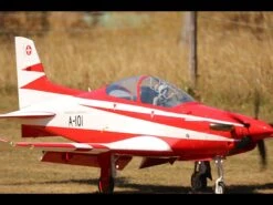 3.4m Pilatus PC-21 Turboprop PNP With Retracts, Lights And Servos, Swiss White