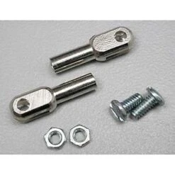 4-40 Steel Solder Rod Ends, 2 Pack