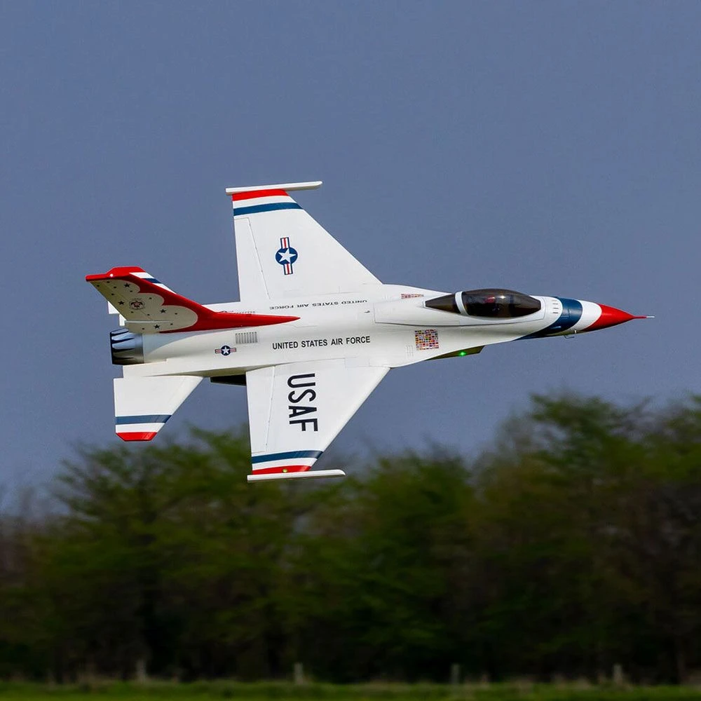E-Flite F-16 Thunderbirds 80mm EDF BNF Basic, With AS3X And SAFE Select 4 E-Flite F-16 Thunderbirds 80mm EDF BNF Basic, With AS3X And SAFE Select - Image 2