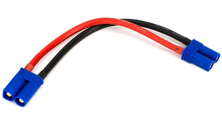 E-Flite EC5 Extension Lead With 6" Wire, 10 AWG 3 E-Flite EC5 Extension Lead With 6" Wire, 10 AWG