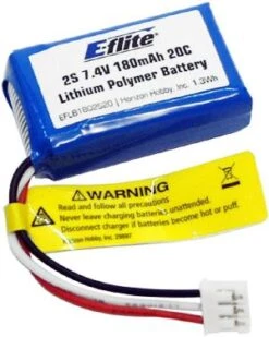 E-Flite 7.4V 180mAh 2S 20C Li-Po Battery