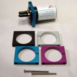 DIGITECH Fuel Pump Mount, Anodized Blue, For Hausel Style Pumps