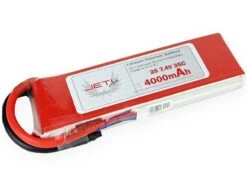 Jeti USA 4000mAh 2S 7.4V Pro Power LiPo Battery