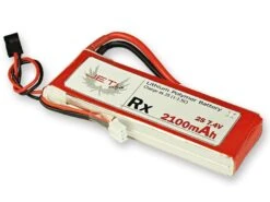 Jeti USA 2100mAh 2S 7.4V Receiver LiPo Battery