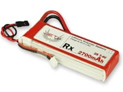 Jeti USA 2700mAh 2S 7.4V Receiver LiPo Battery