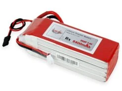 Jeti USA 5400mAh 2S2P 7.4V Receiver LiPo Battery