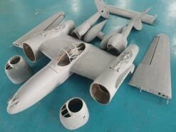 3.1m P-38 Lightning Twin Engine PNP With Retracts, Lights And Servos, Skidoo -Fashion Toy Store pkkj 1 1