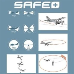 E-Flite Apprentice STS 1.5m RTF Smart Trainer With DXS -Fashion Toy Store safe