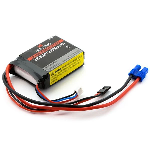 LiFe Receiver Battery, 2200mAh 2S 6.6V, By Spektrum 3 LiFe Receiver Battery, 2200mAh 2S 6.6V, By Spektrum