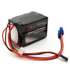 LiFe ECU Battery, 3000mAh 3S1P 9.9V, By Spektrum
