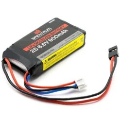 LiFe Receiver Battery, 900mAh 2S 6.6V, By Spektrum