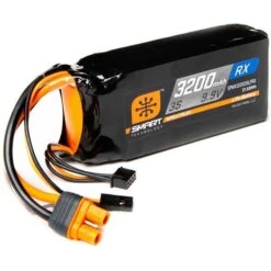 Spektrum 9.9V 3200mAh 3S 15C Smart LiFe ECU Battery, With IC3 Connector