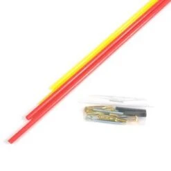 SULLIVAN 36" 2-56 Red/Yellow Flex Control Rods, 2 Pack